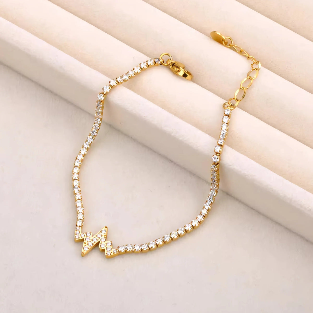[AM Jewels]Annette Diamond Pulse Bracelet