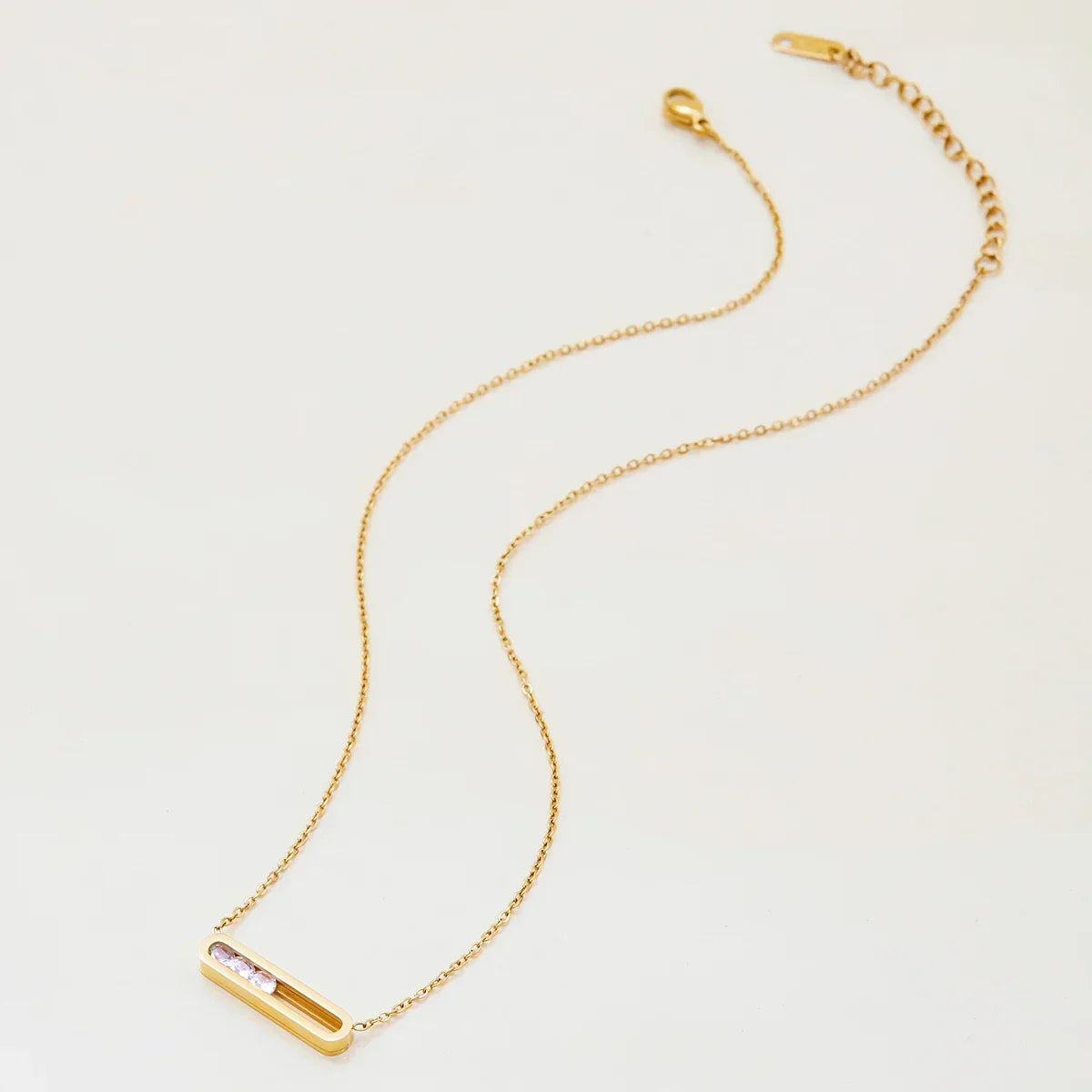 [AM Jewels]Abby Sculpted Gold Pendant