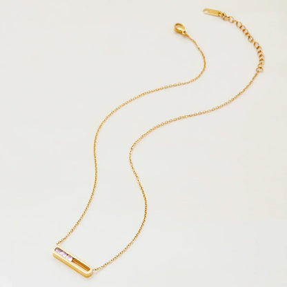 [AM Jewels]Abby Sculpted Gold Pendant