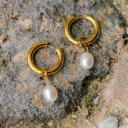 [AM Jewels]Stella Pearl Earrings