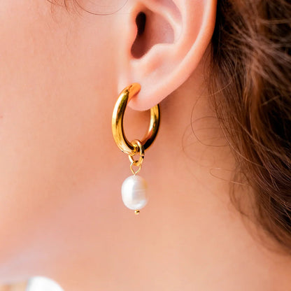 [AM Jewels]Stella Pearl Earrings