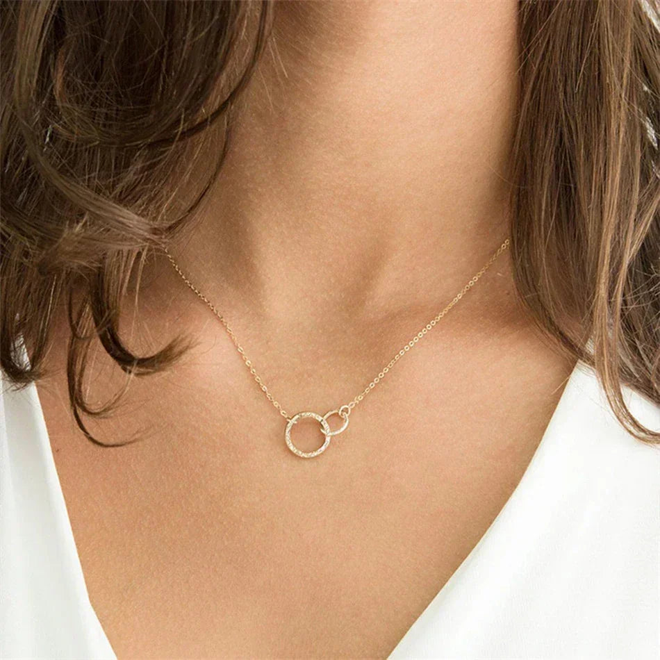 [AM Jewels]Isabelle Gold Hoop Necklace