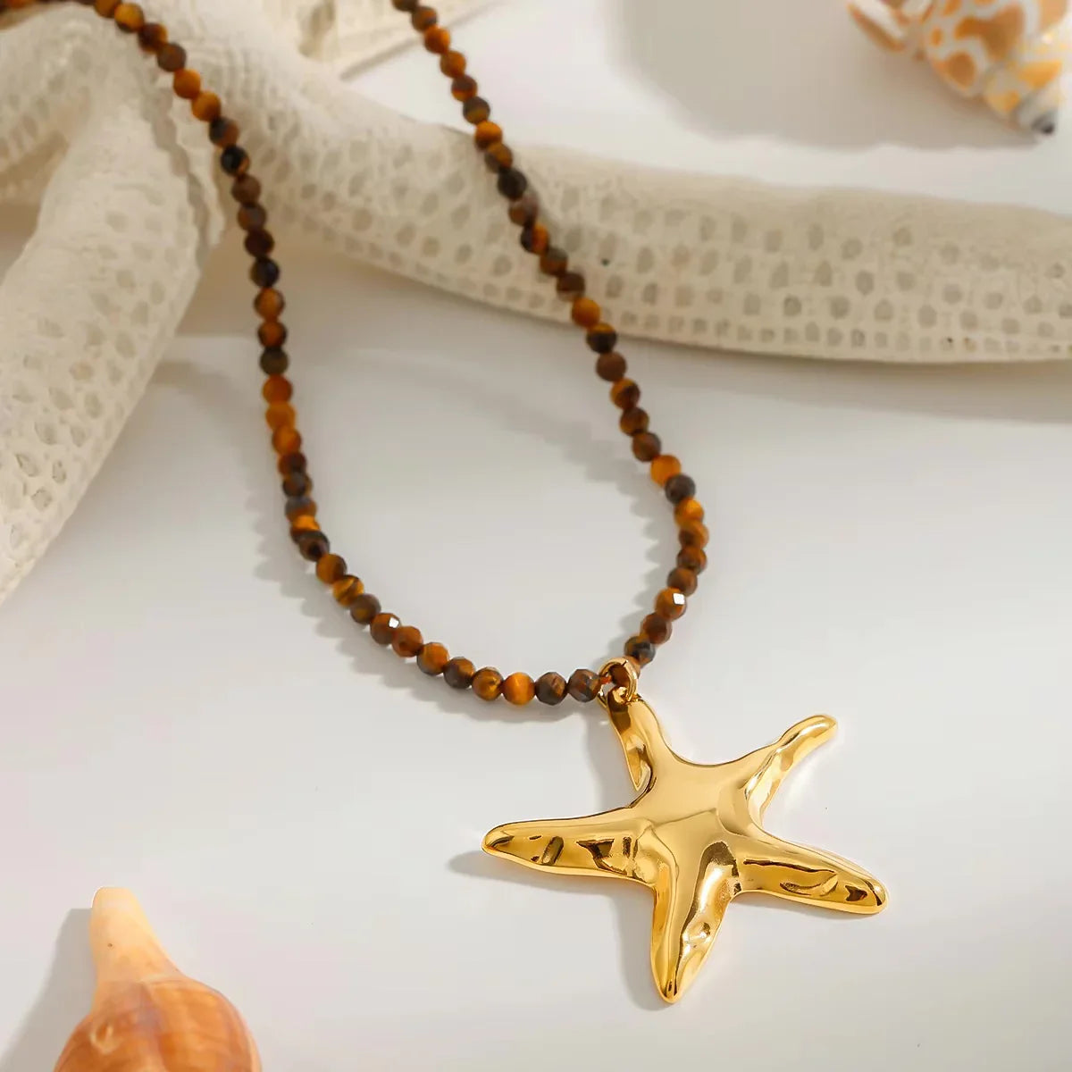 [AM Jewels]Umi Gold Starfish Pendant