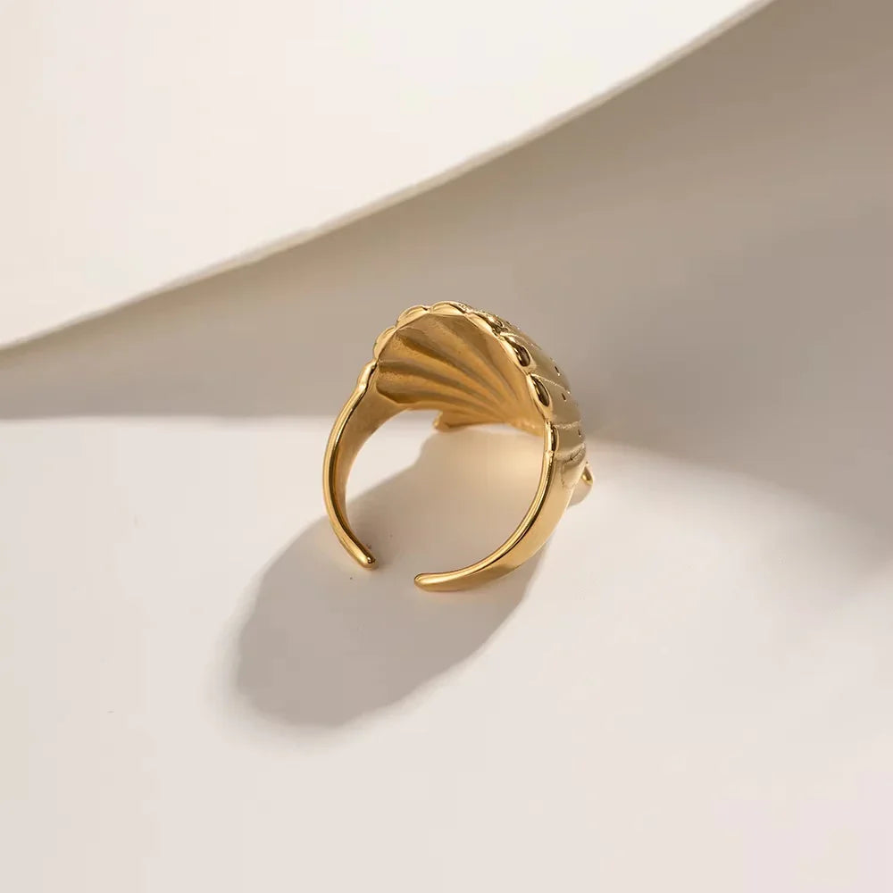 [AM Jewels]Aloha Gold Seashell Ring