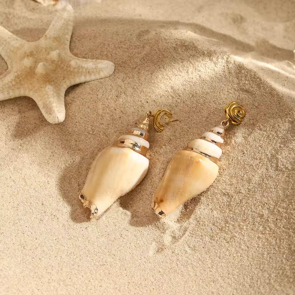 [AM Jewels]Sabrina Seashell Earrings