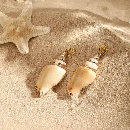 [AM Jewels]Sabrina Seashell Earrings