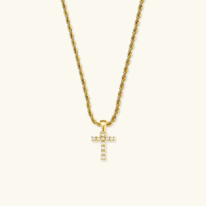 [AM Jewels]Elodie Initial Letter Pearl Necklace