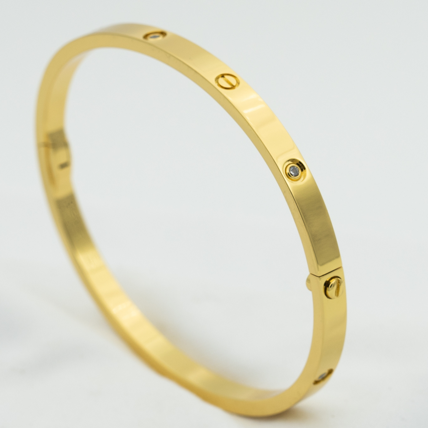 [Am jewelry]LOVE BRACELET 3.65MM 6 DIAMONDS