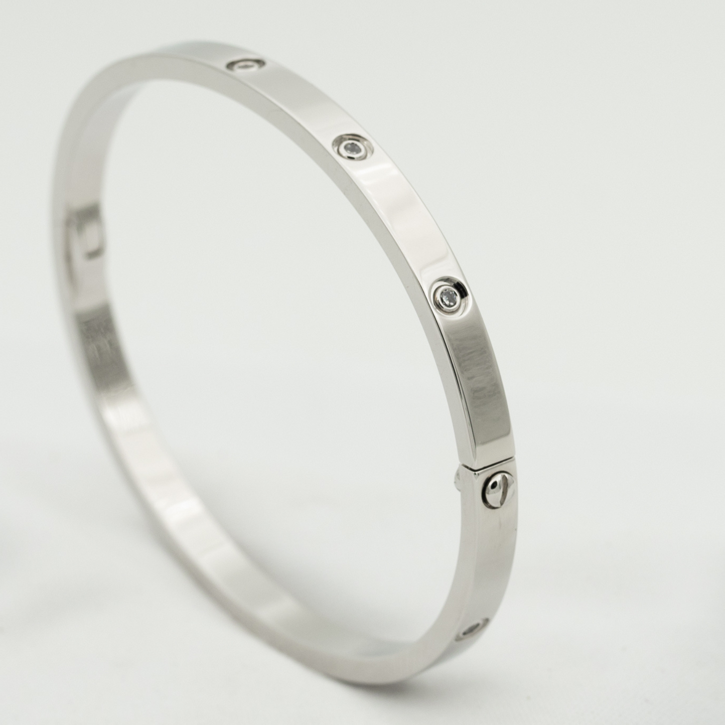[Am jewelry]LOVE BRACELET 3.65MM 10 DIAMONDS