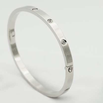 [Am jewelry]LOVE BRACELET 3.65MM 10 DIAMONDS
