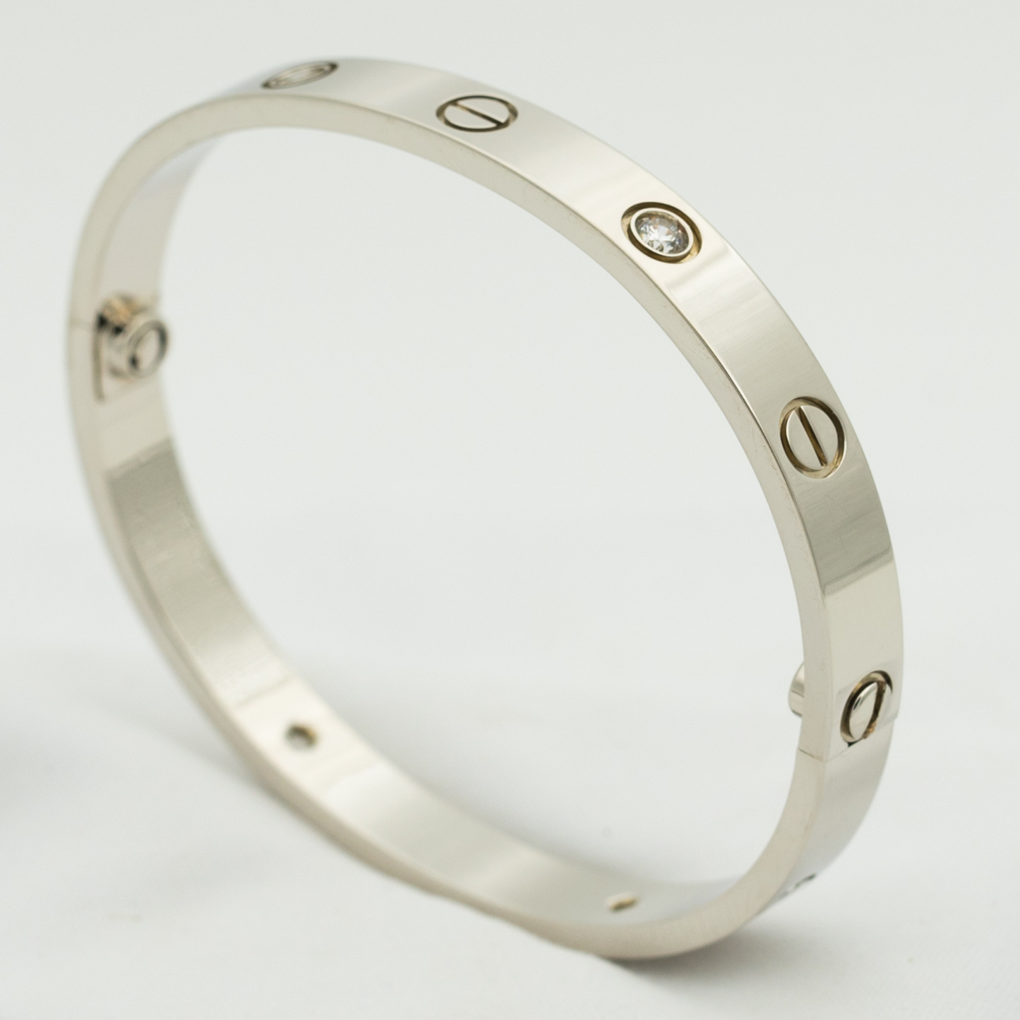 [Am jewelry]LOVE BRACELET 6.1MM 4 DIAMONDS