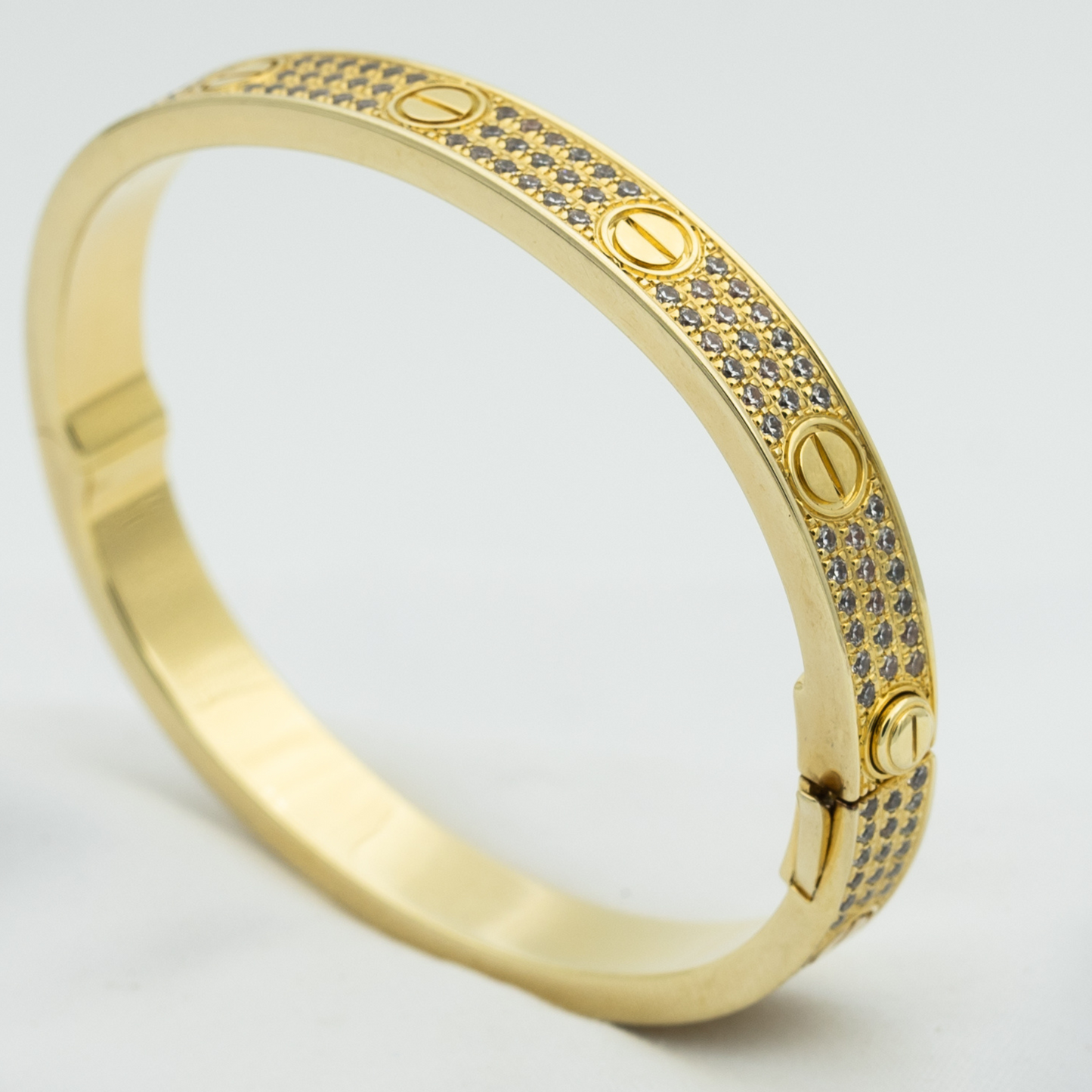 [Am jewelry]LOVE BRACELET 6.1MM DIAMOND-PAVED