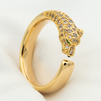 [Am jewelry]PANTHERE RING DIAMOND 7.3MM