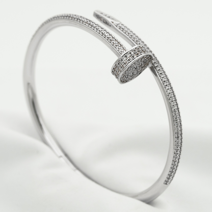 [Am jewelry]JUSTE BRACELET 3.5MM ALL DIAMONDS