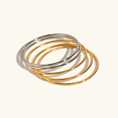 [AM Jewels]Shannon Gold Bangle Set
