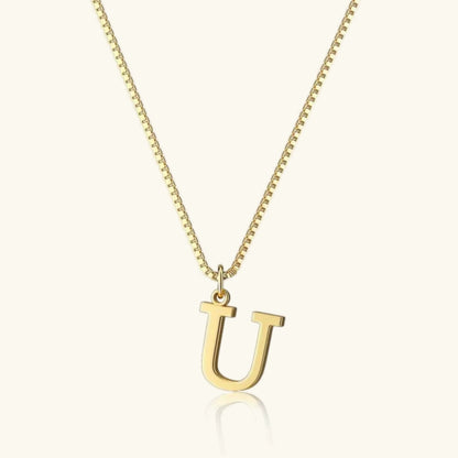 [AM Jewels]Therese Letter Initial Gold Necklace