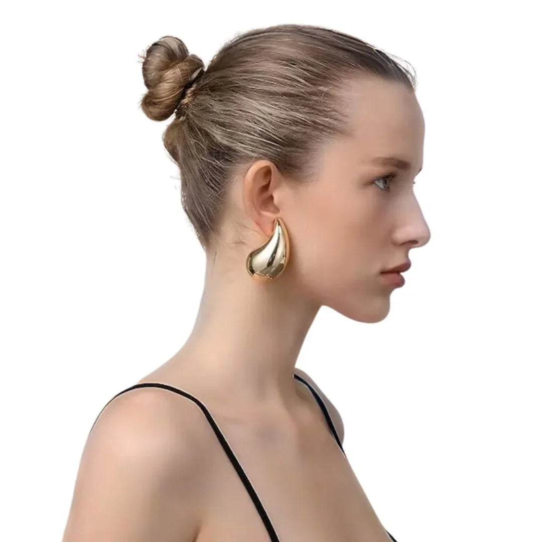 [AM Jewels]Sandra Teardrop Gold Earrings