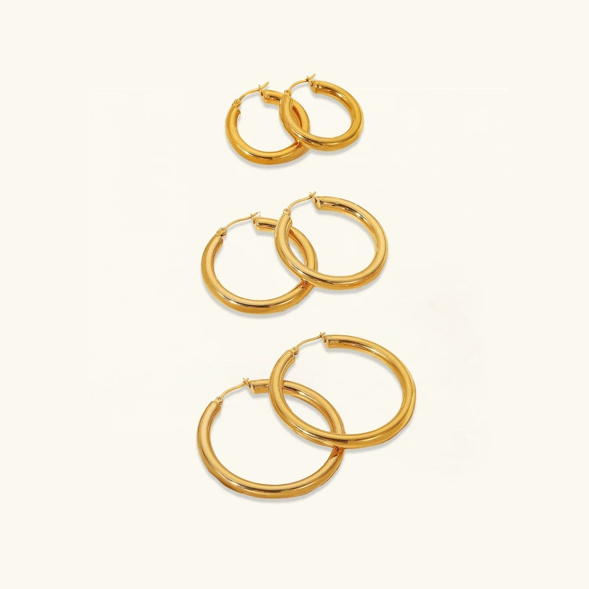 [AM Jewels]Wide Hoop Earrings