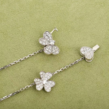 [Am jewelry]FRIVOLE SILVER 9 FLOWERS NECKLACE