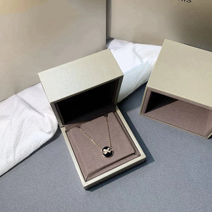 [Am jewelry]JEUX DE ROSE GOLD DIAMOND NECKLACE