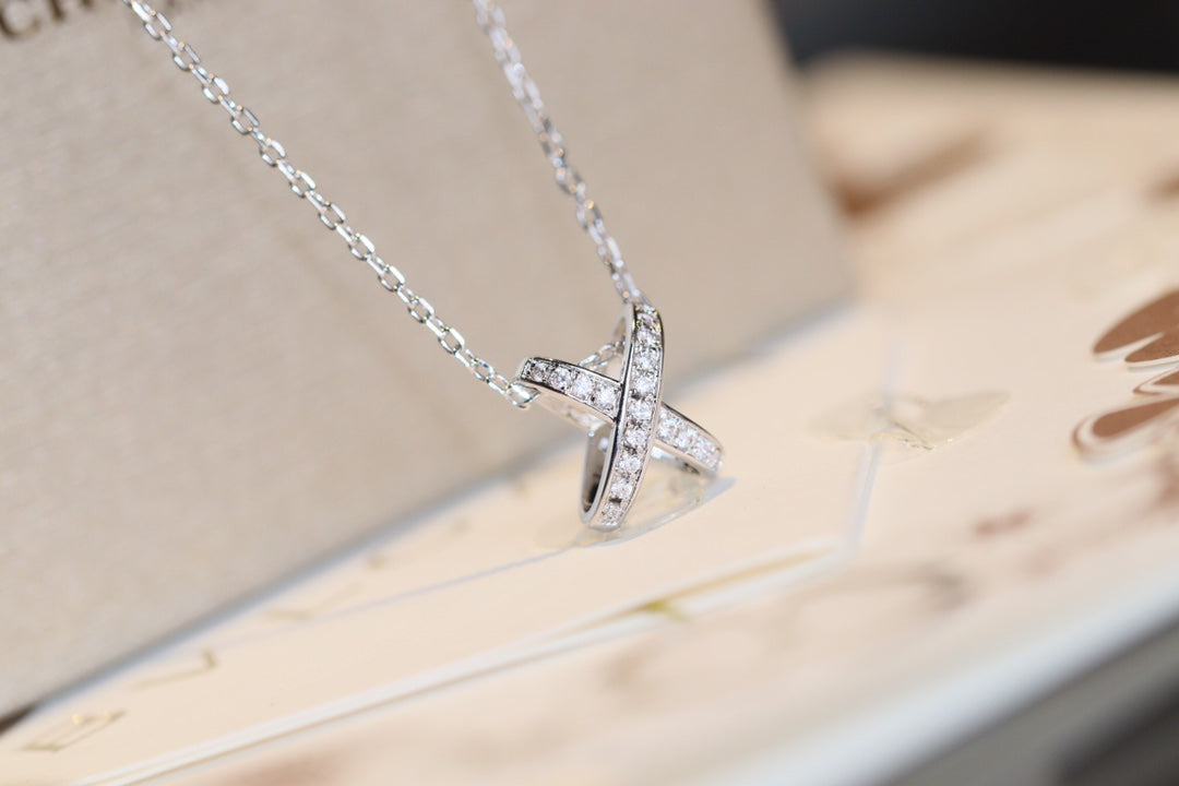 [Am jewelry]JEUX DE DIAMOND NECKLACE