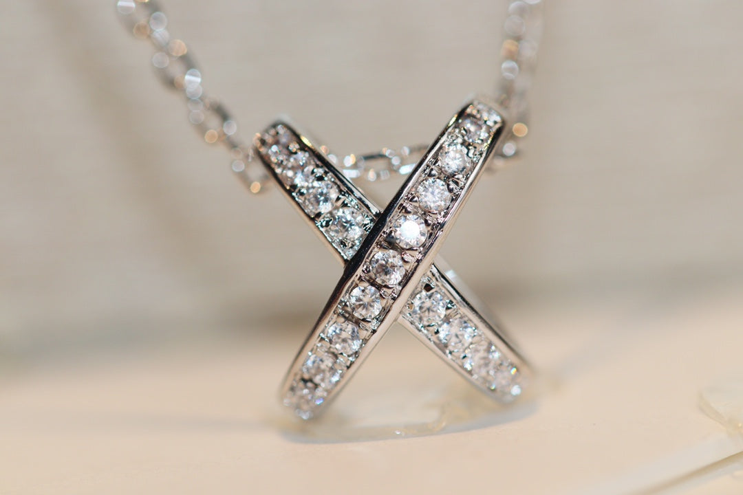 [Am jewelry]JEUX DE DIAMOND NECKLACE