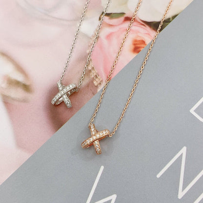 [Am jewelry]JEUX DE DIAMOND NECKLACE