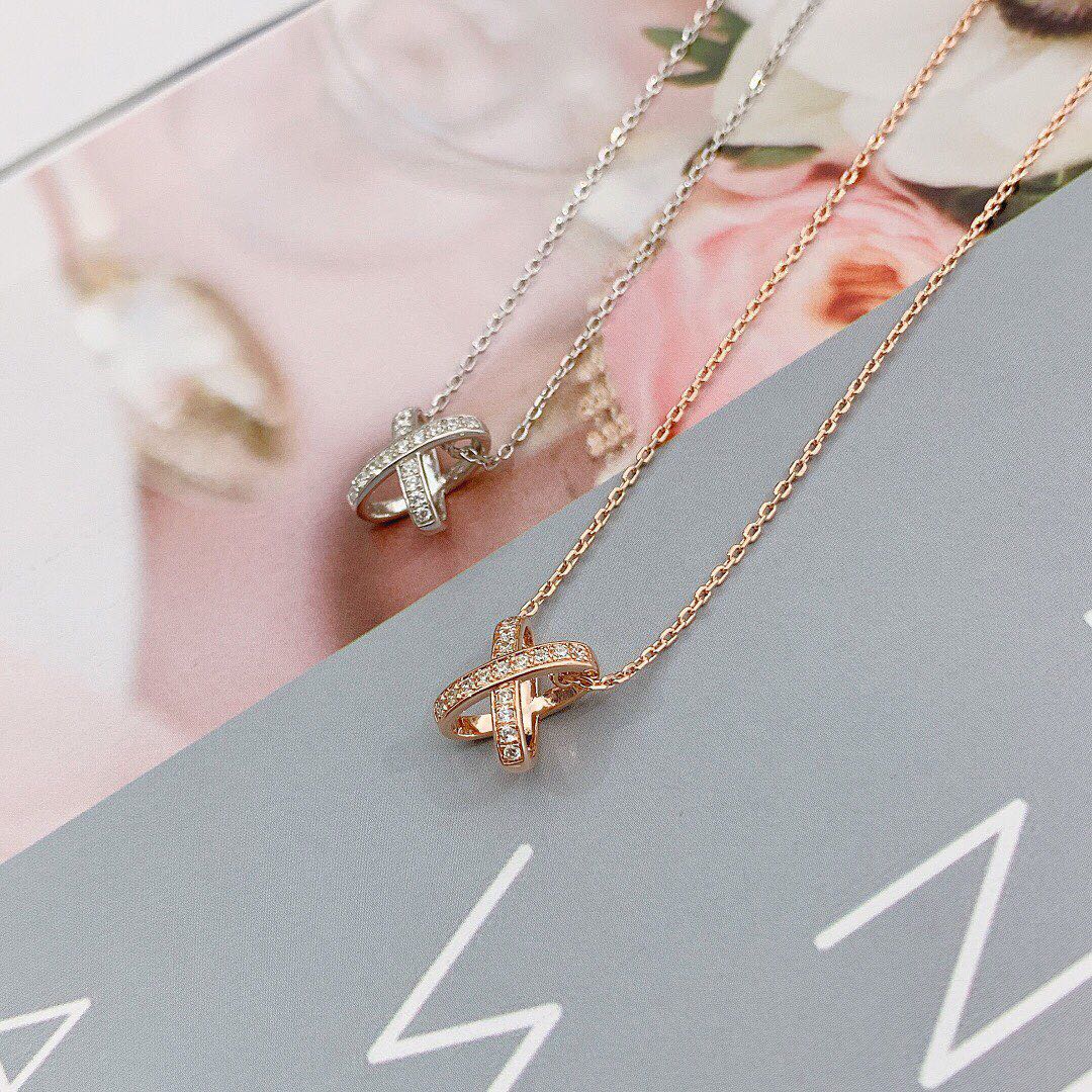 [Am jewelry]JEUX DE DIAMOND NECKLACE