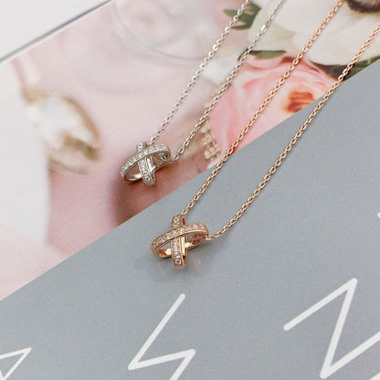 [Am jewelry]JEUX DE DIAMOND NECKLACE