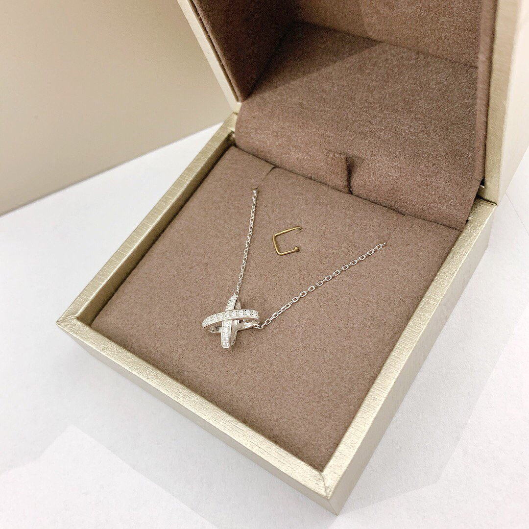 [Am jewelry]JEUX DE DIAMOND NECKLACE