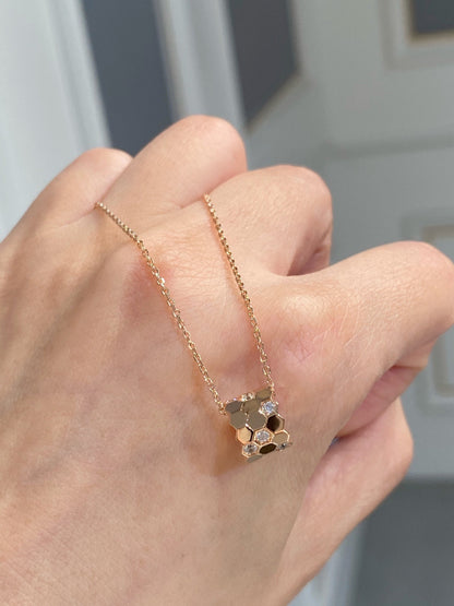 [Am jewelry]BEE LOVE DIAMOND NECKLACE