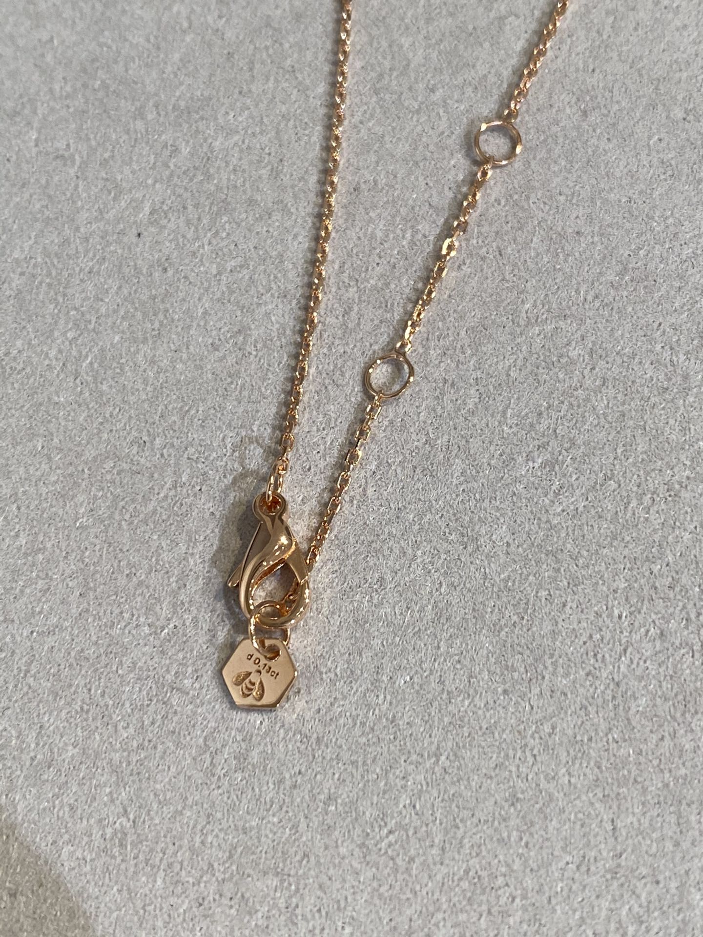 [Am jewelry]BEE LOVE DIAMOND NECKLACE