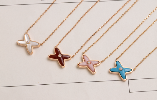 [Am jewelry]JEUX DE NECKLACE 1 DIAMOND