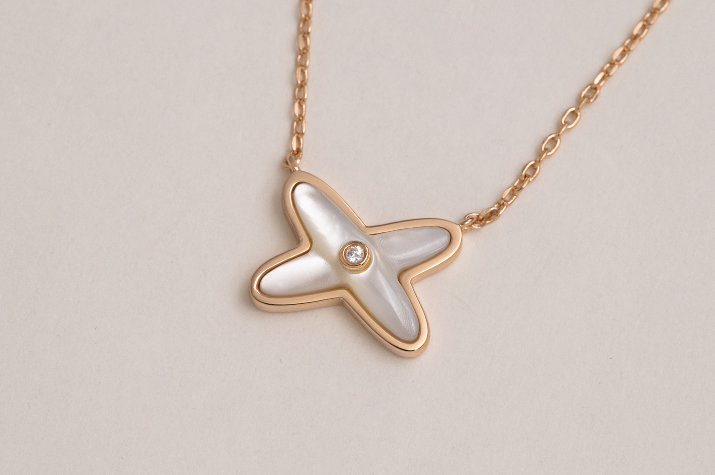 [Am jewelry]JEUX DE NECKLACE 1 DIAMOND