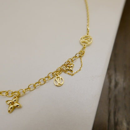 [Am jewelry]BLOOMING SUPPLE NECKLACE BRASS