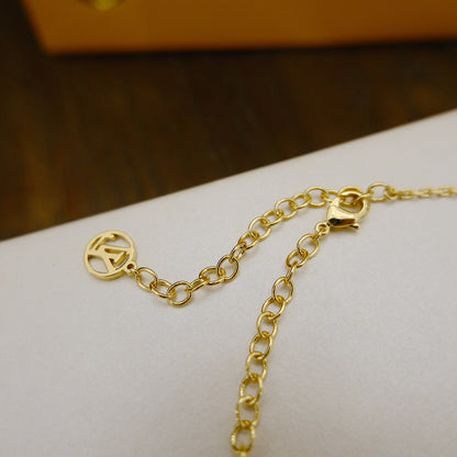 [Am jewelry]BLOOMING SUPPLE NECKLACE BRASS