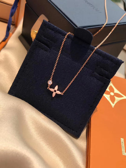 [Am jewelry]BLOSSOM PENDANT PINK GOLD AND DIAMOND
