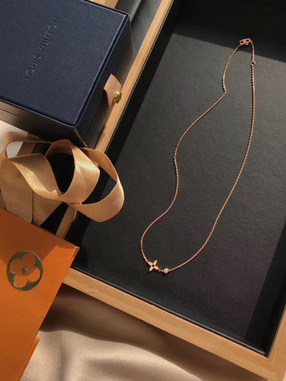 [Am jewelry]BLOSSOM PENDANT PINK GOLD AND DIAMOND