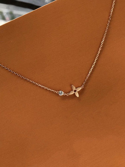 [Am jewelry]BLOSSOM PENDANT PINK GOLD AND DIAMOND