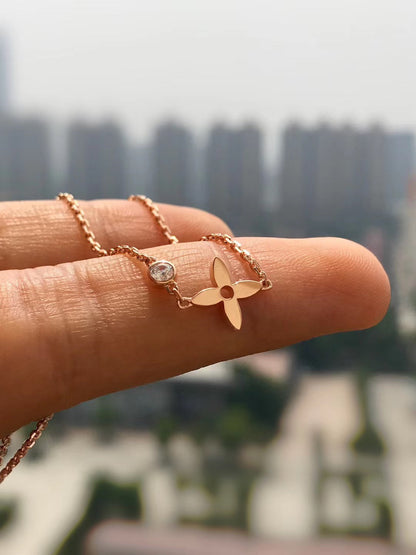 [Am jewelry]BLOSSOM PENDANT PINK GOLD AND DIAMOND