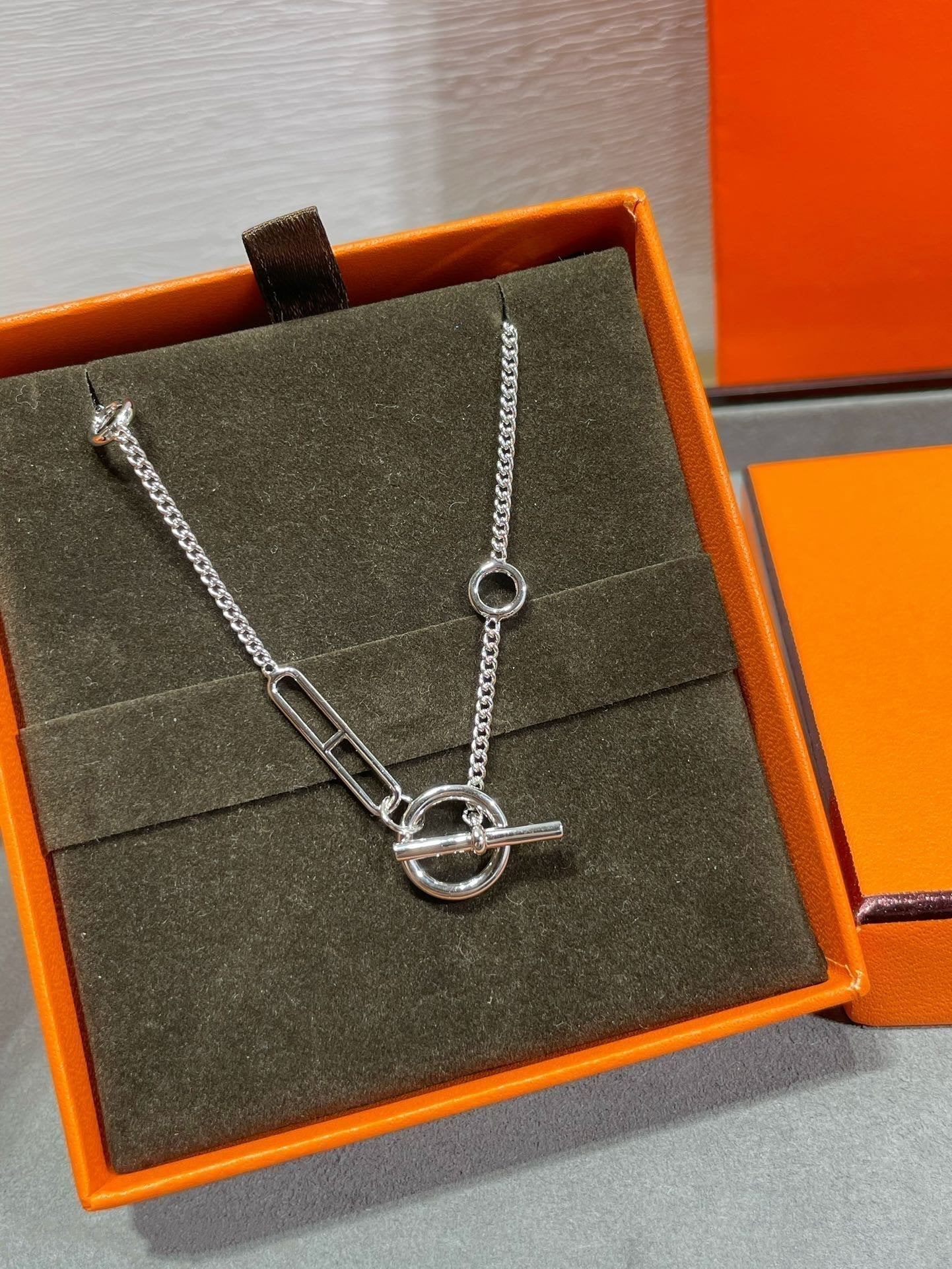 [Am jewelry]HM STERLING CHAINE D'ANCRE HEART