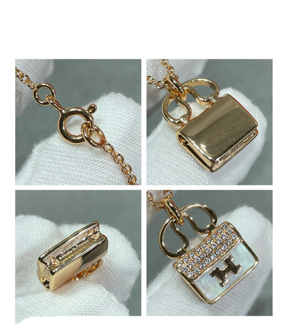 [Am jewelry]H CIRCE MOISSANITE PENDANT NECKLACE GOLD