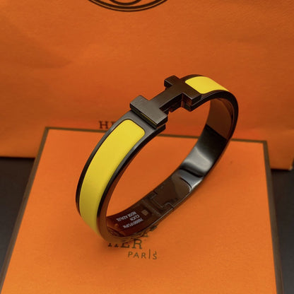 [Am jewelry]CLIC HM SO BLACK YELLOW BRACELET