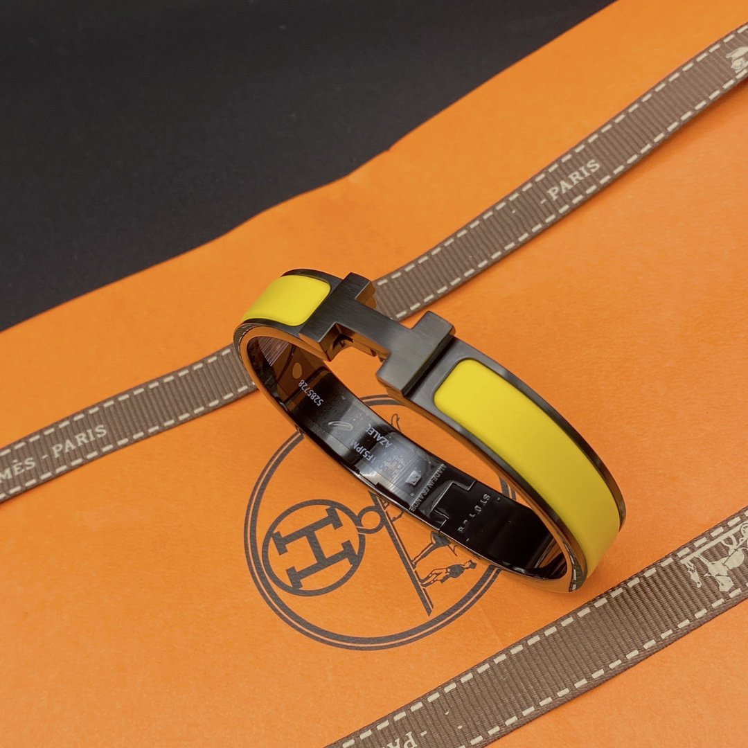 [Am jewelry]CLIC HM SO BLACK YELLOW BRACELET