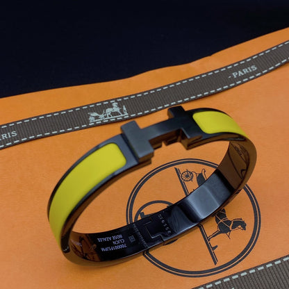 [Am jewelry]CLIC HM SO BLACK YELLOW BRACELET