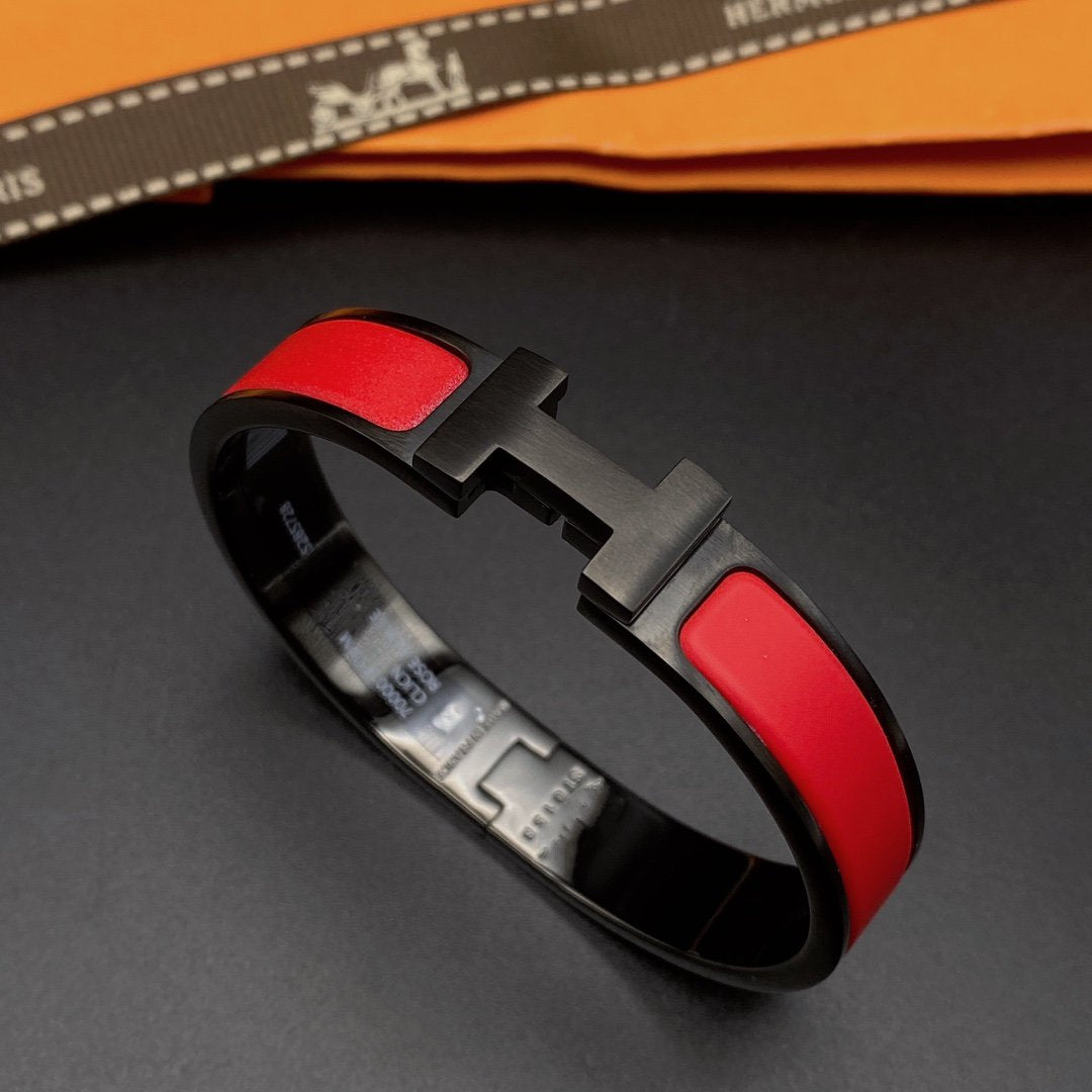 [Am jewelry]CLIC HM SO BLACK RED BRACELET