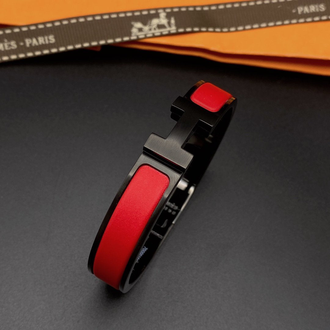 [Am jewelry]CLIC HM SO BLACK RED BRACELET
