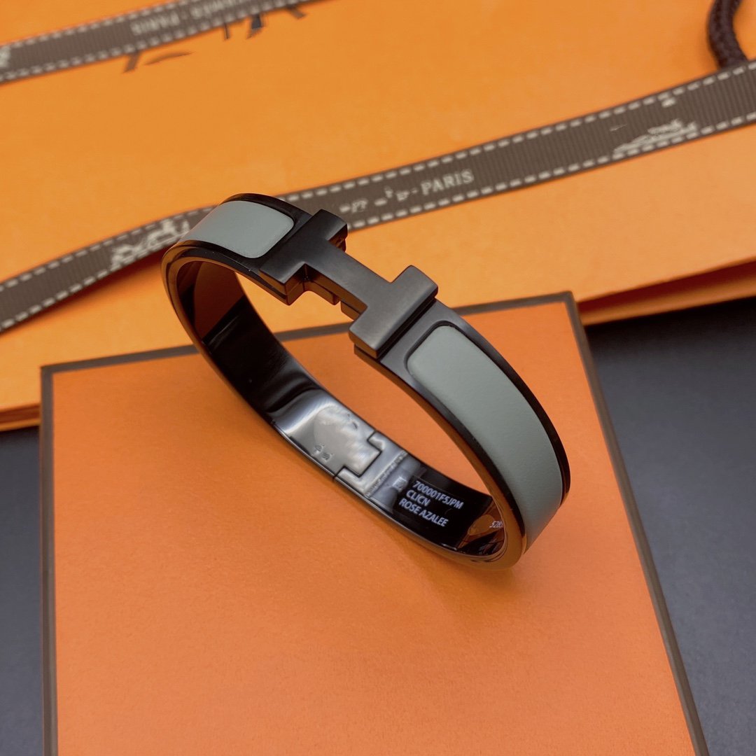 [Am jewelry]CLIC HM SO BLACK GREY BRACELET