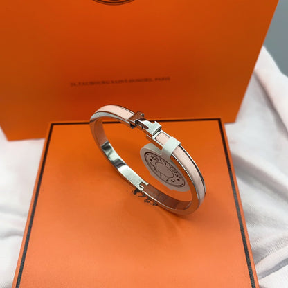 [Am jewelry]CLASSIC HM CLIC  PINK 8MM ENAMEL BRACELET