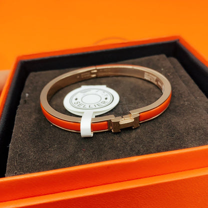 [Am jewelry]CLASSIC HM CLIC RED 8MM ENAMEL BRACELET